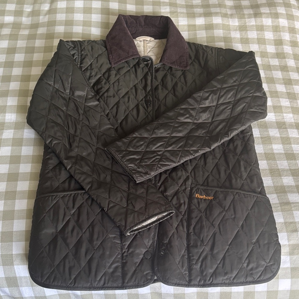 Barbour Quilted Jacket - Dark Green